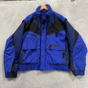 Vintage Mountain Goat Ski Snowboard Jacket Mens‎ Medium Retro 90s Insulated